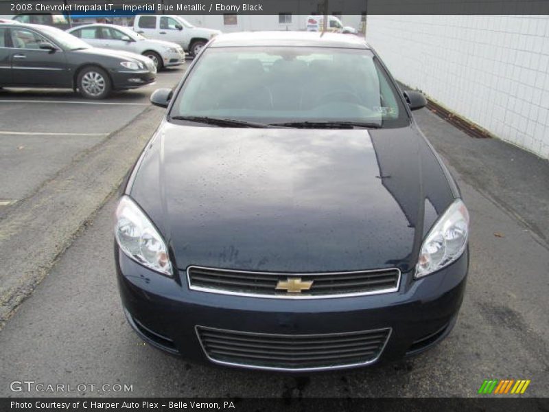 Imperial Blue Metallic / Ebony Black 2008 Chevrolet Impala LT