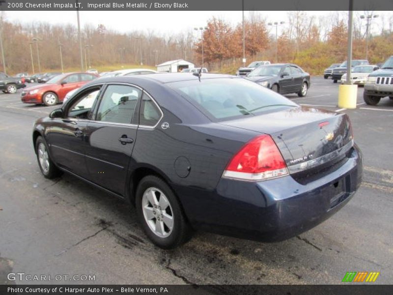 Imperial Blue Metallic / Ebony Black 2008 Chevrolet Impala LT