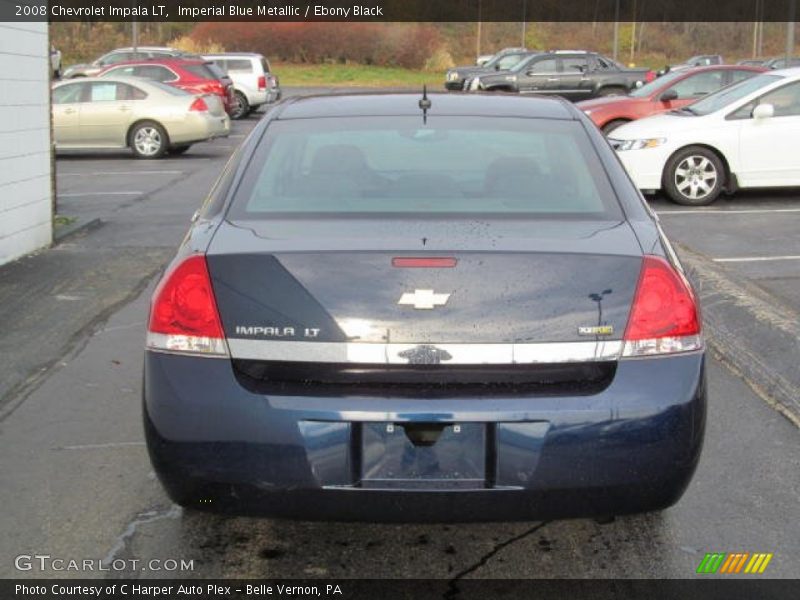 Imperial Blue Metallic / Ebony Black 2008 Chevrolet Impala LT