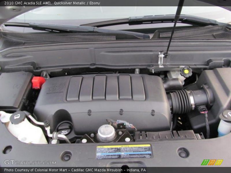 Quicksilver Metallic / Ebony 2010 GMC Acadia SLE AWD