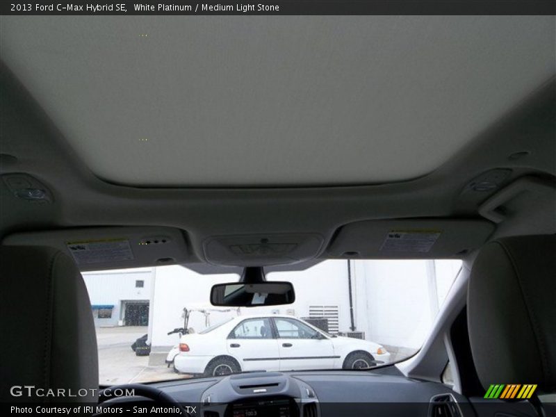 White Platinum / Medium Light Stone 2013 Ford C-Max Hybrid SE