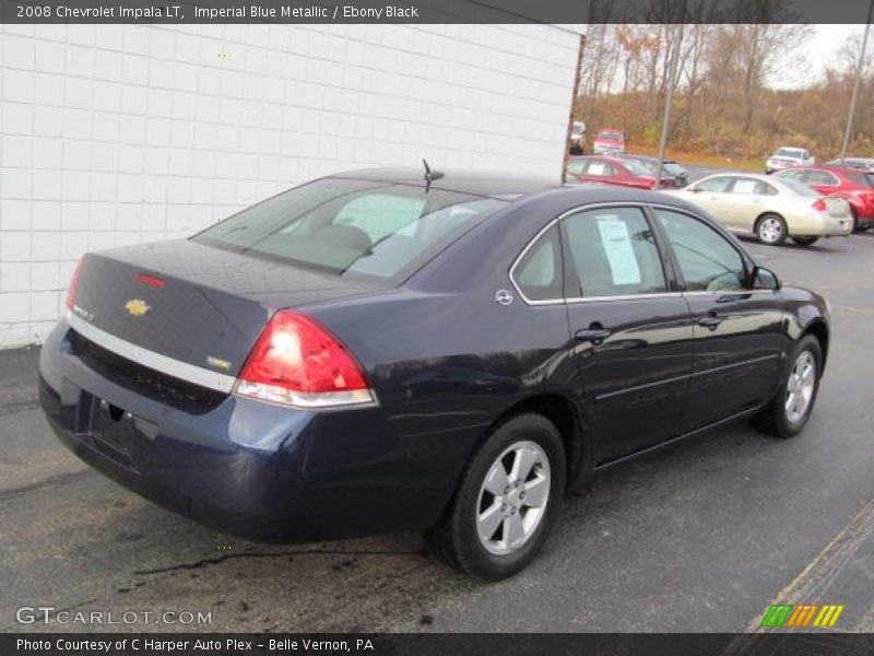Imperial Blue Metallic / Ebony Black 2008 Chevrolet Impala LT