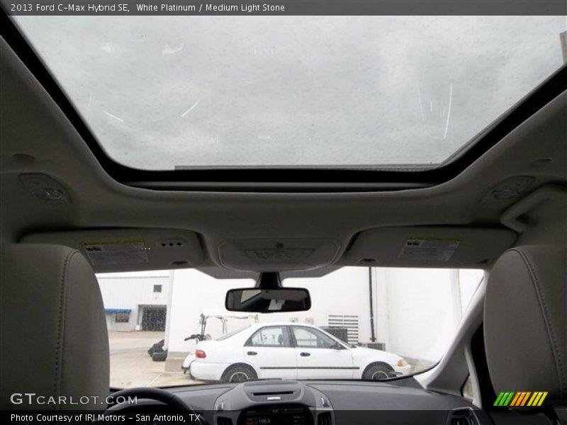 White Platinum / Medium Light Stone 2013 Ford C-Max Hybrid SE