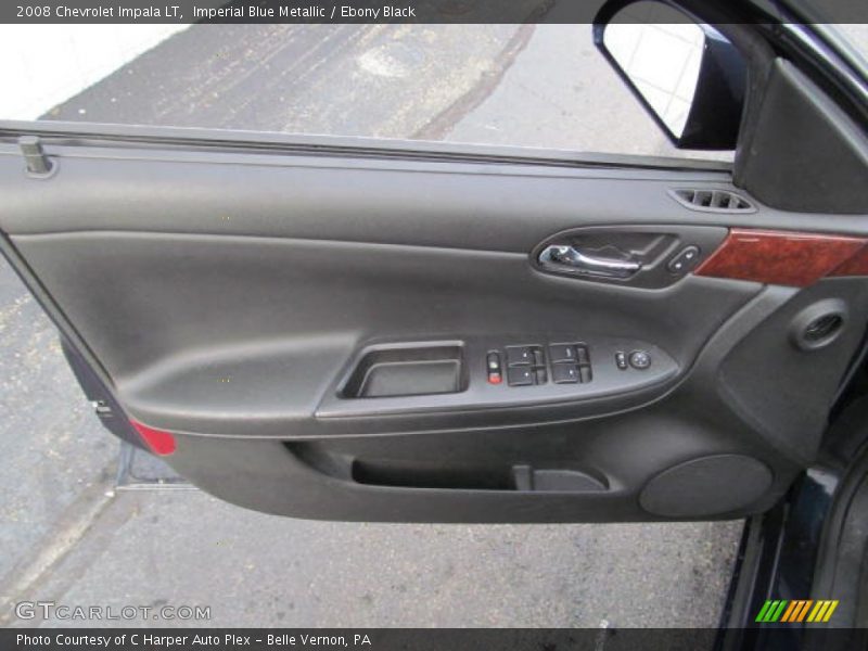 Imperial Blue Metallic / Ebony Black 2008 Chevrolet Impala LT