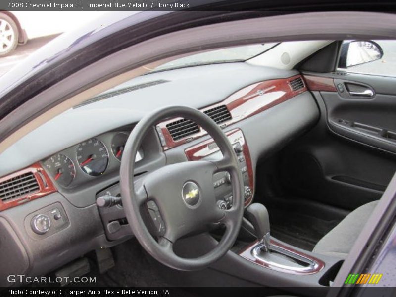 Imperial Blue Metallic / Ebony Black 2008 Chevrolet Impala LT