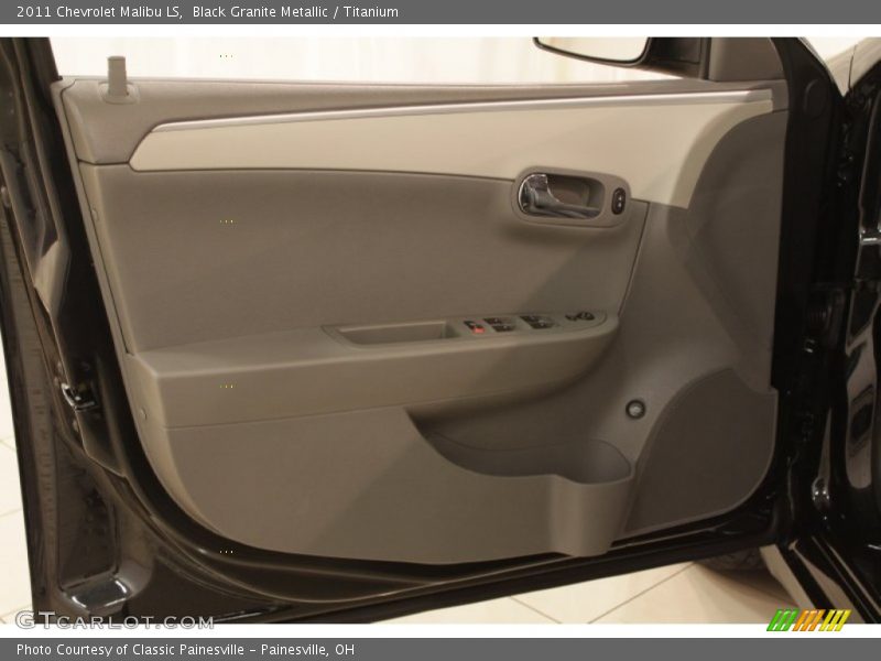 Black Granite Metallic / Titanium 2011 Chevrolet Malibu LS