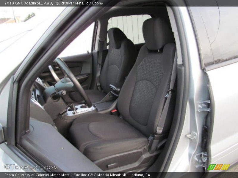 Quicksilver Metallic / Ebony 2010 GMC Acadia SLE AWD