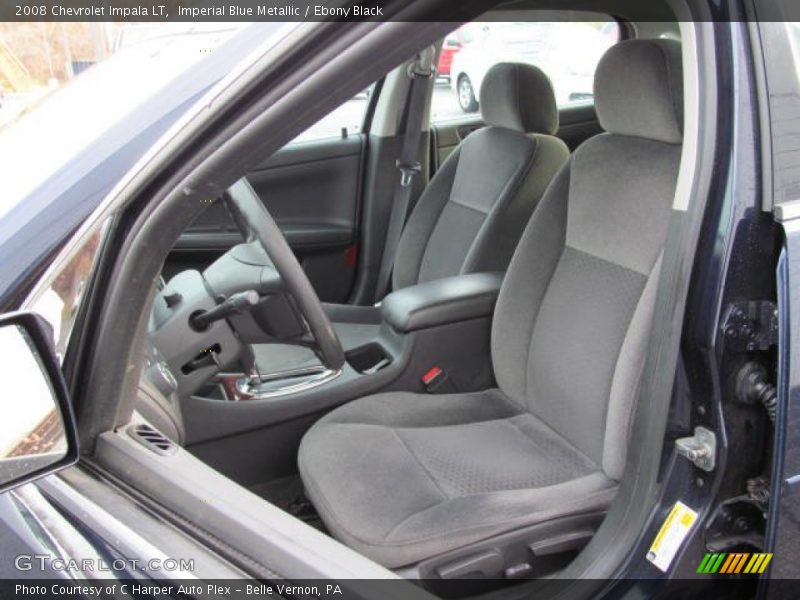 Imperial Blue Metallic / Ebony Black 2008 Chevrolet Impala LT