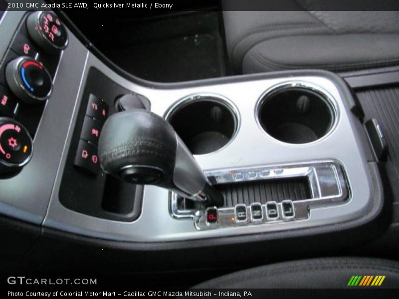 Quicksilver Metallic / Ebony 2010 GMC Acadia SLE AWD