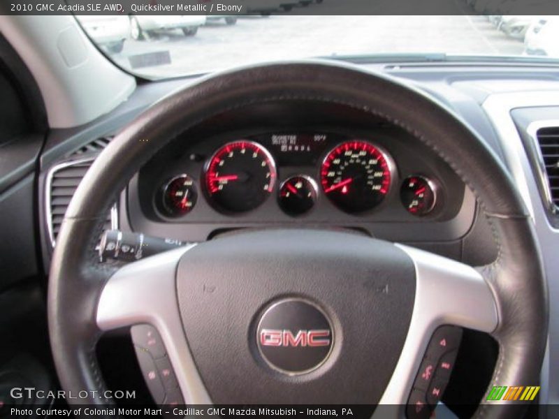 Quicksilver Metallic / Ebony 2010 GMC Acadia SLE AWD