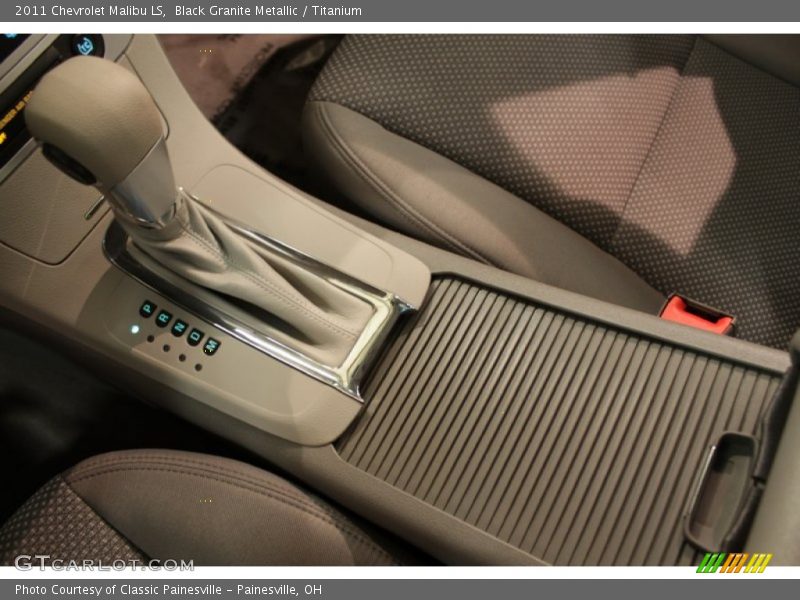 Black Granite Metallic / Titanium 2011 Chevrolet Malibu LS