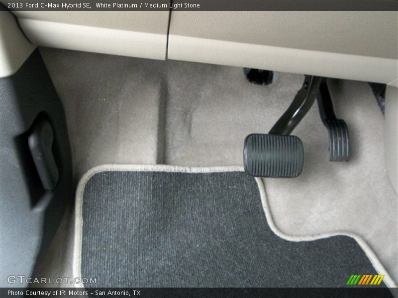 White Platinum / Medium Light Stone 2013 Ford C-Max Hybrid SE
