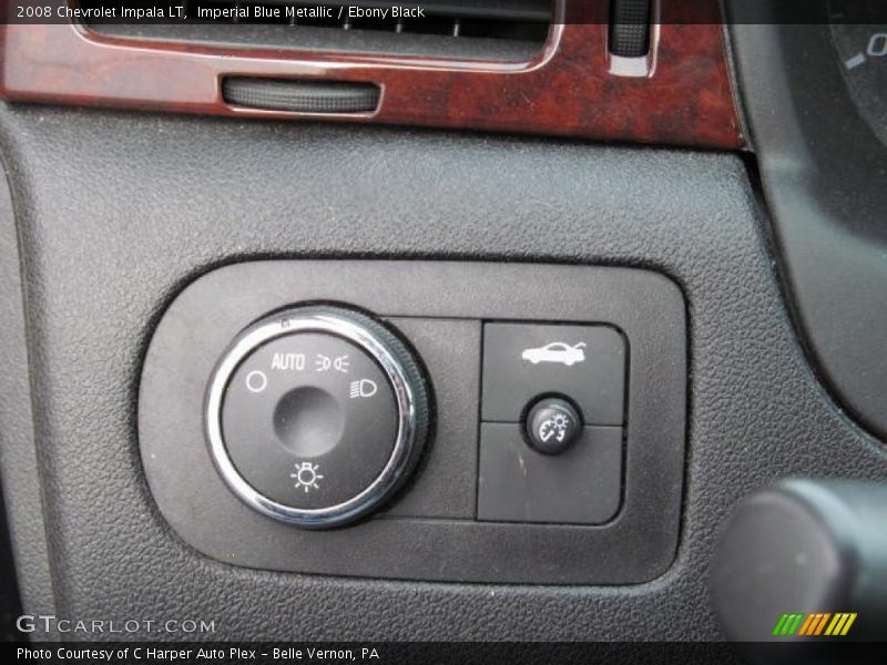 Imperial Blue Metallic / Ebony Black 2008 Chevrolet Impala LT