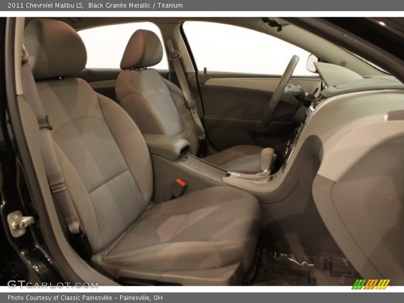 Black Granite Metallic / Titanium 2011 Chevrolet Malibu LS