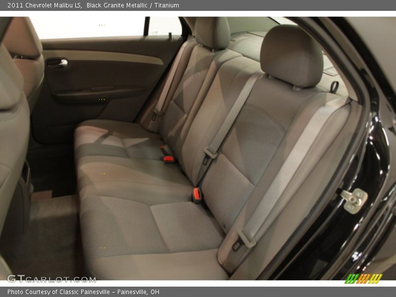 Black Granite Metallic / Titanium 2011 Chevrolet Malibu LS