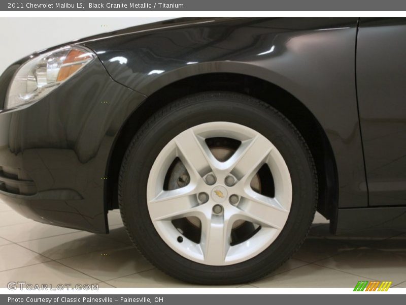 Black Granite Metallic / Titanium 2011 Chevrolet Malibu LS