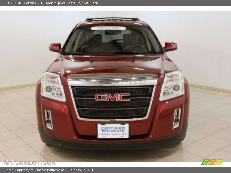 Merlot Jewel Metallic / Jet Black 2010 GMC Terrain SLT