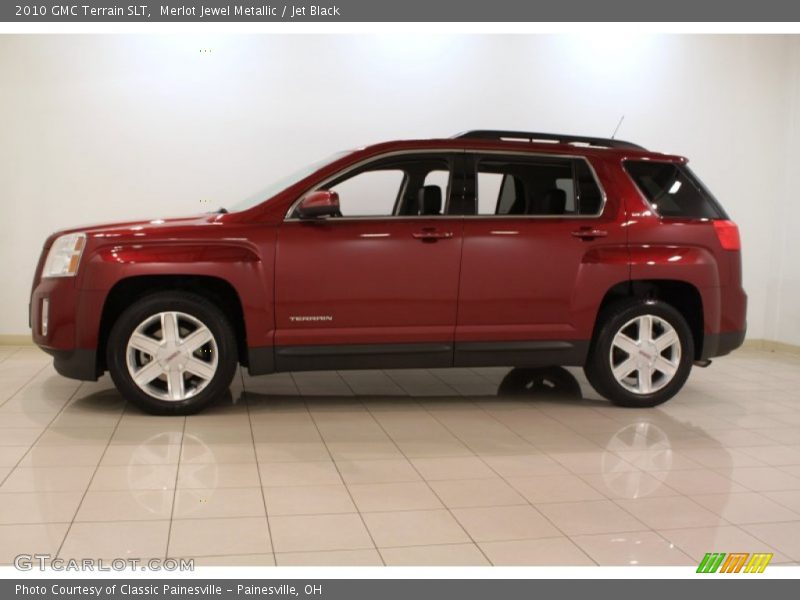 Merlot Jewel Metallic / Jet Black 2010 GMC Terrain SLT