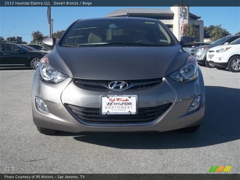 Desert Bronze / Beige 2013 Hyundai Elantra GLS