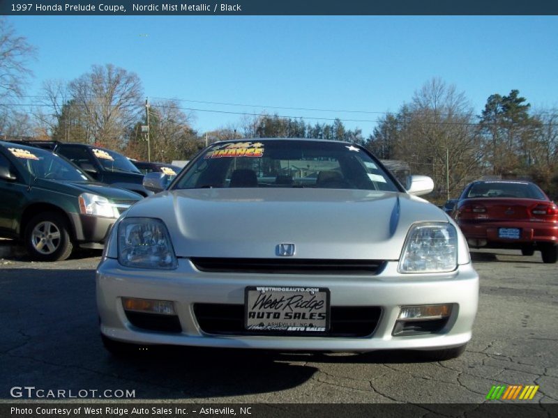 Nordic Mist Metallic / Black 1997 Honda Prelude Coupe