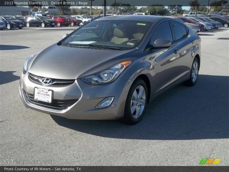 Desert Bronze / Beige 2013 Hyundai Elantra GLS