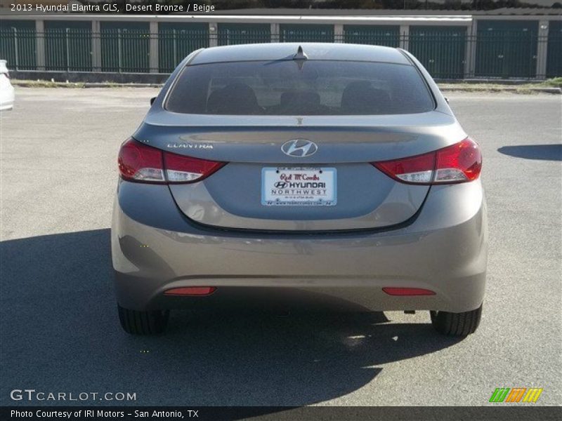 Desert Bronze / Beige 2013 Hyundai Elantra GLS