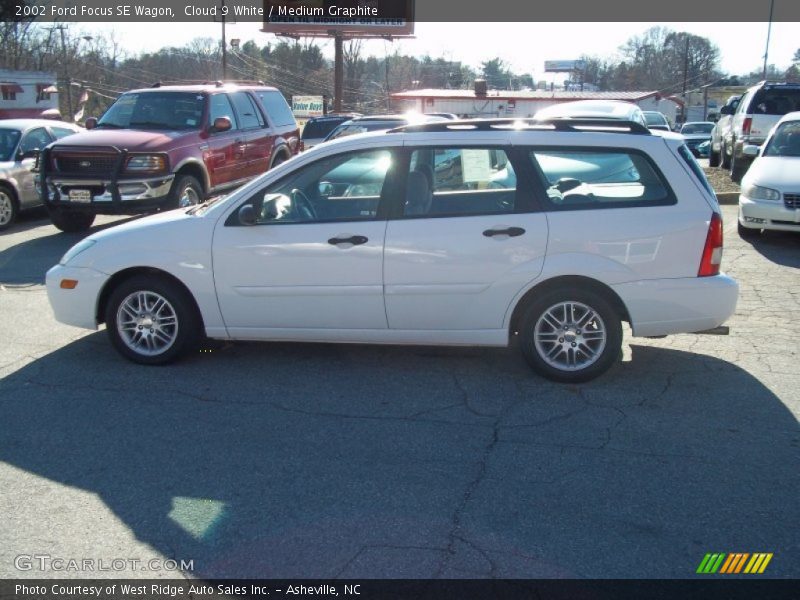 Cloud 9 White / Medium Graphite 2002 Ford Focus SE Wagon