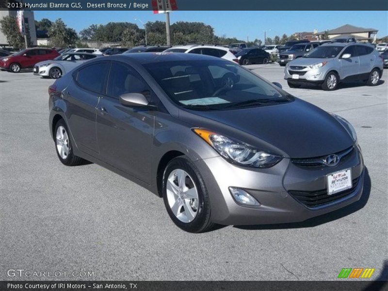 Desert Bronze / Beige 2013 Hyundai Elantra GLS