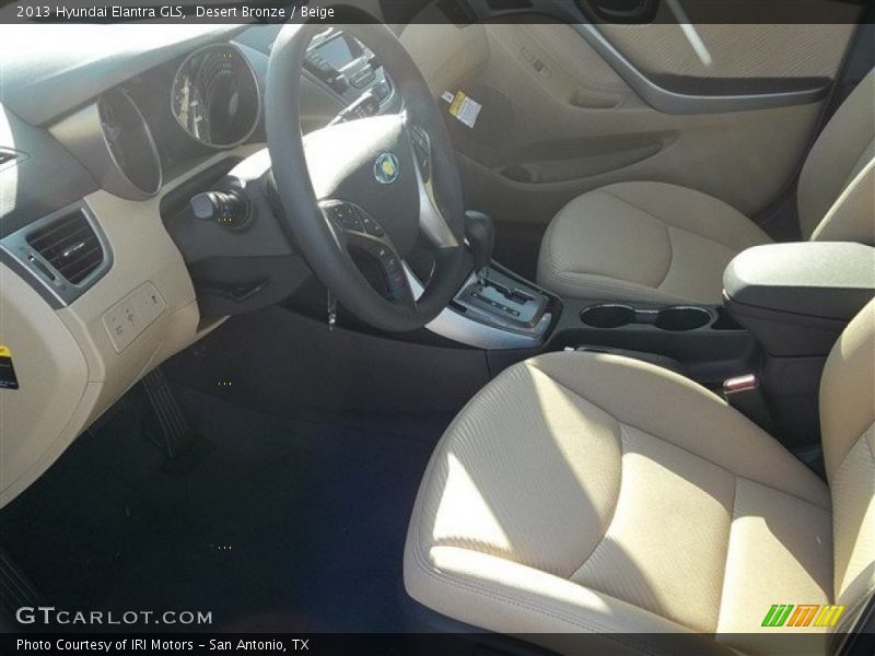 Desert Bronze / Beige 2013 Hyundai Elantra GLS
