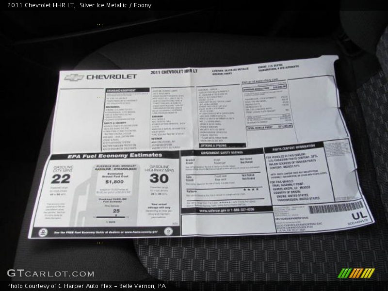 Silver Ice Metallic / Ebony 2011 Chevrolet HHR LT