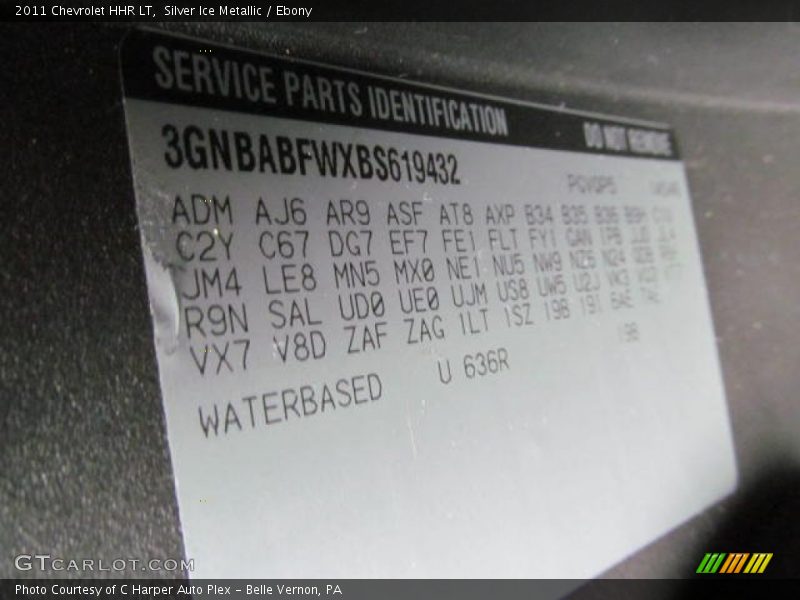 Silver Ice Metallic / Ebony 2011 Chevrolet HHR LT