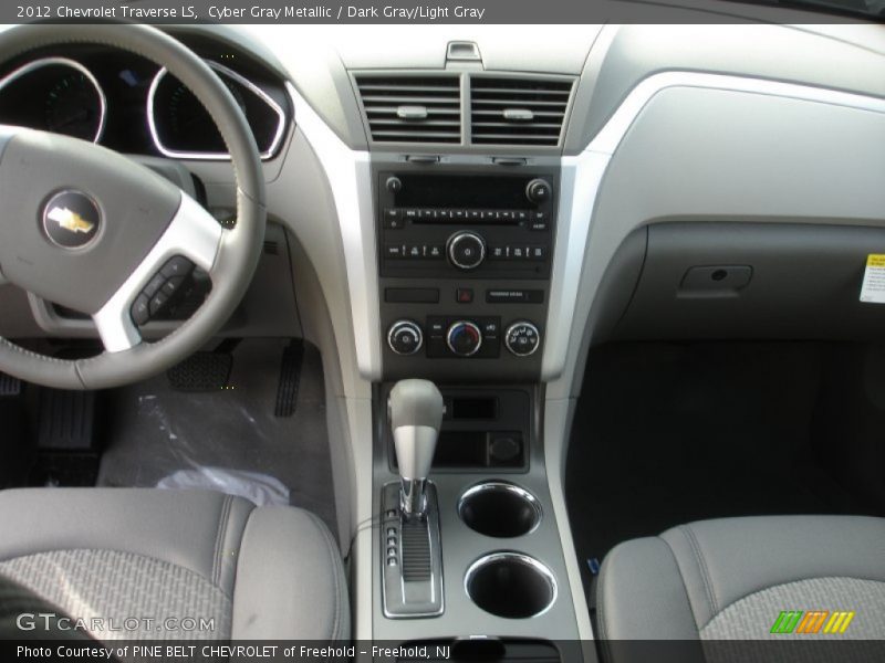 Cyber Gray Metallic / Dark Gray/Light Gray 2012 Chevrolet Traverse LS