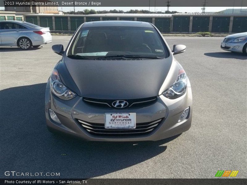 Desert Bronze / Beige 2013 Hyundai Elantra Limited