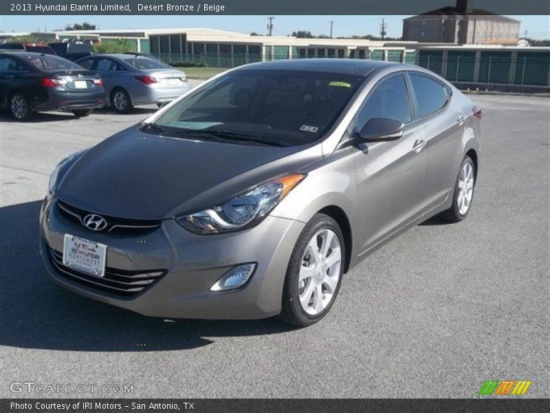 Desert Bronze / Beige 2013 Hyundai Elantra Limited