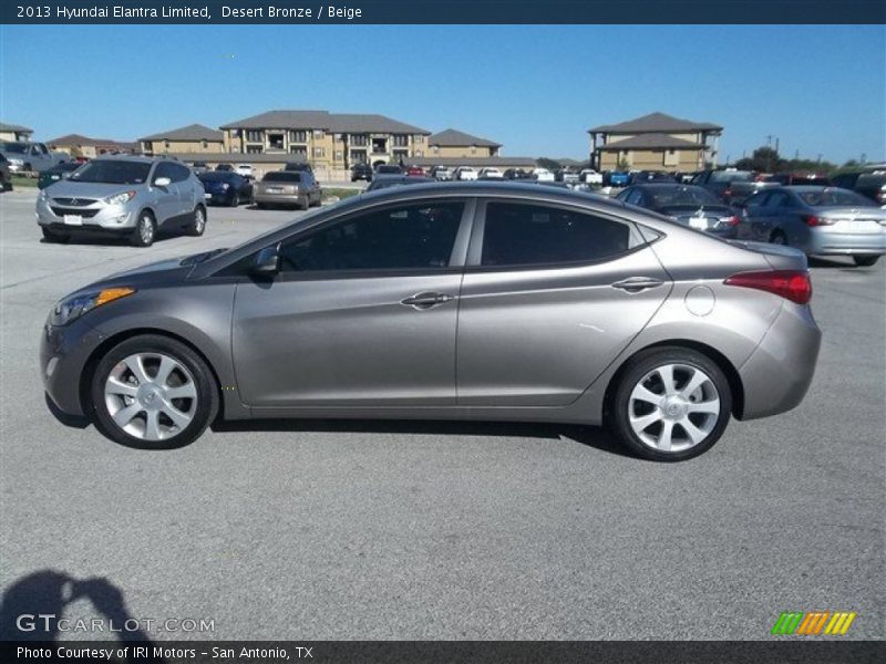 Desert Bronze / Beige 2013 Hyundai Elantra Limited