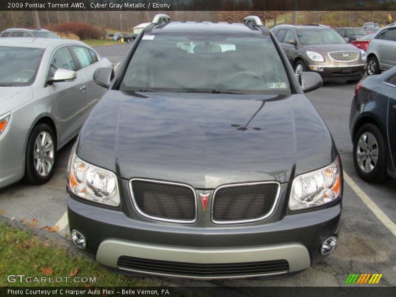 Cyber Gray Metallic / Ebony 2009 Pontiac Torrent AWD