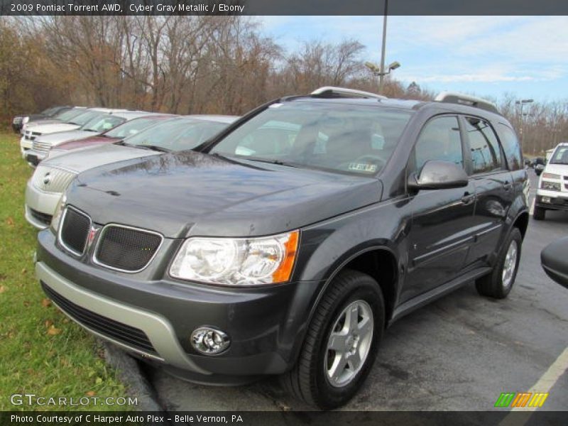 Cyber Gray Metallic / Ebony 2009 Pontiac Torrent AWD