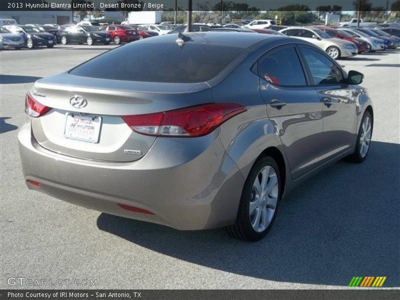 Desert Bronze / Beige 2013 Hyundai Elantra Limited