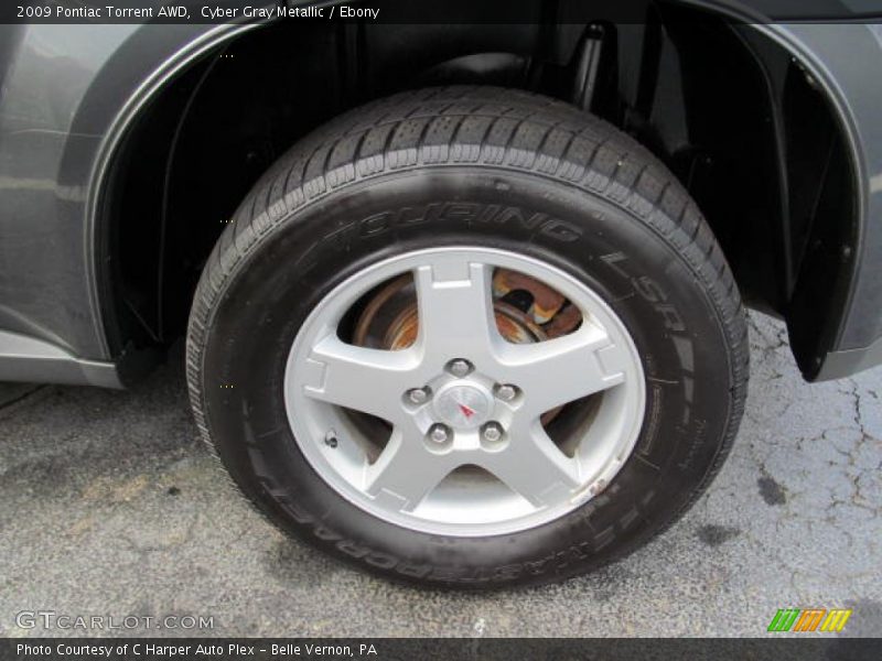 Cyber Gray Metallic / Ebony 2009 Pontiac Torrent AWD