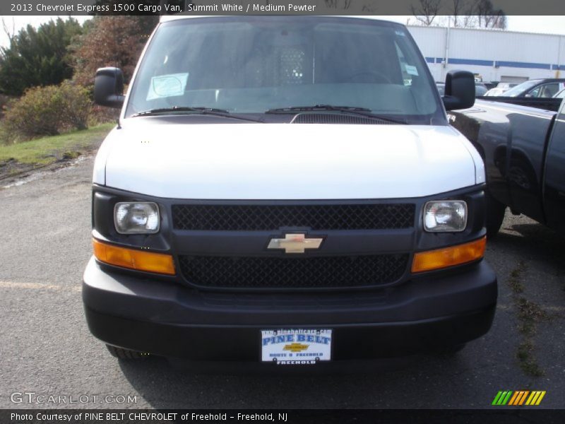 Summit White / Medium Pewter 2013 Chevrolet Express 1500 Cargo Van