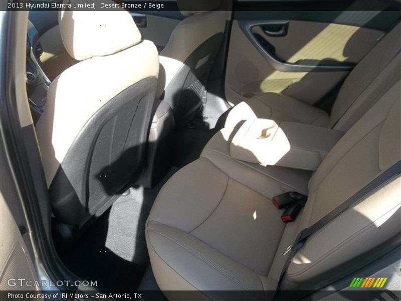 Desert Bronze / Beige 2013 Hyundai Elantra Limited