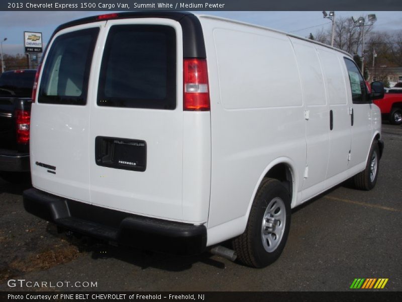 Summit White / Medium Pewter 2013 Chevrolet Express 1500 Cargo Van