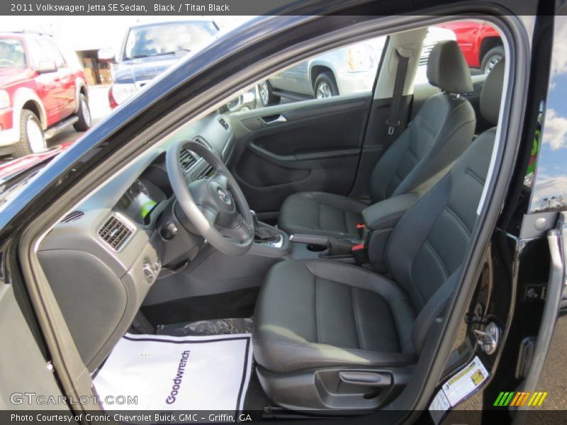 Black / Titan Black 2011 Volkswagen Jetta SE Sedan