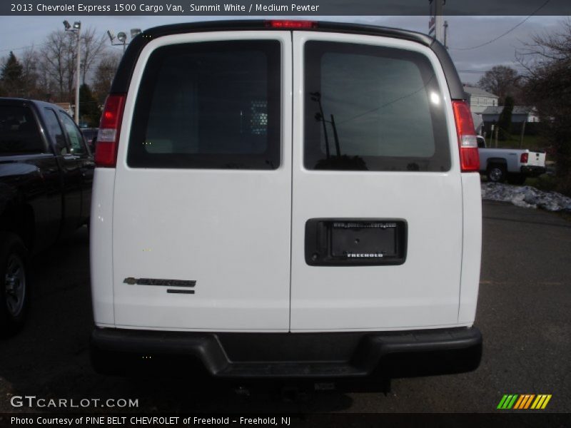 Summit White / Medium Pewter 2013 Chevrolet Express 1500 Cargo Van