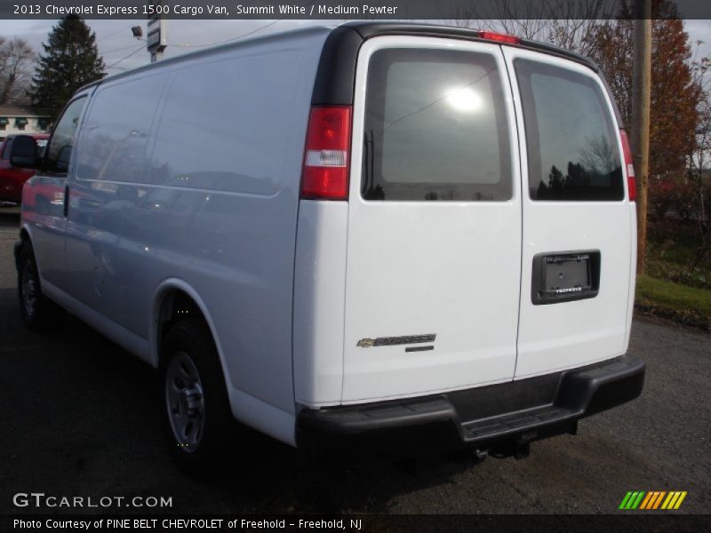 Summit White / Medium Pewter 2013 Chevrolet Express 1500 Cargo Van