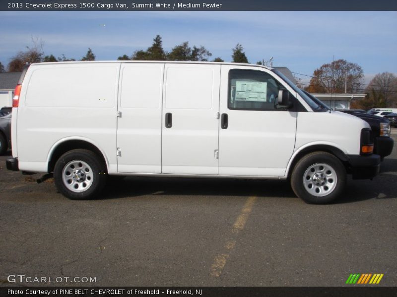 Summit White / Medium Pewter 2013 Chevrolet Express 1500 Cargo Van