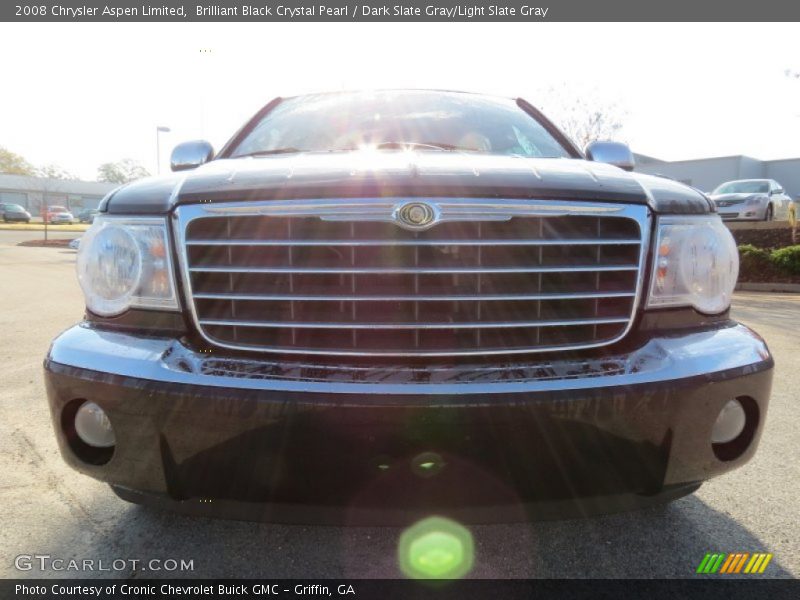 Brilliant Black Crystal Pearl / Dark Slate Gray/Light Slate Gray 2008 Chrysler Aspen Limited