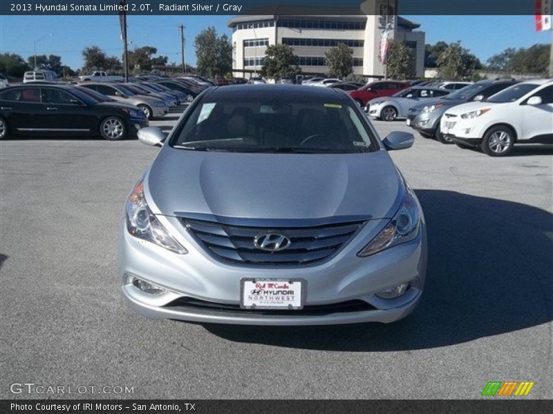 Radiant Silver / Gray 2013 Hyundai Sonata Limited 2.0T