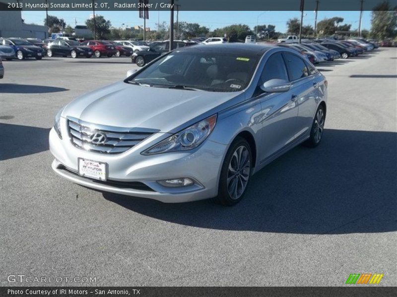 Radiant Silver / Gray 2013 Hyundai Sonata Limited 2.0T