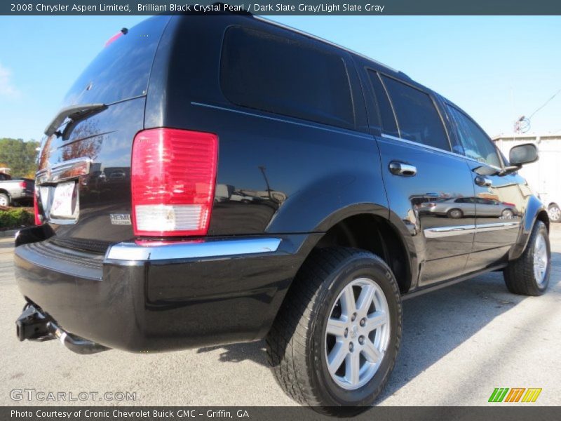 Brilliant Black Crystal Pearl / Dark Slate Gray/Light Slate Gray 2008 Chrysler Aspen Limited